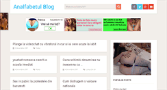Desktop Screenshot of analfabetul.com